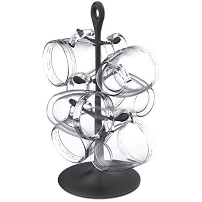 Bodum K2110-01-10 Bistro Set Arbre à Mug + 6 Mugs PC Incassable 35 cl - Publicité Bodum K2110-01-10 Bistro Set Arbre à Mug + 6 Mugs PC Incassable 35 cl - Publicité