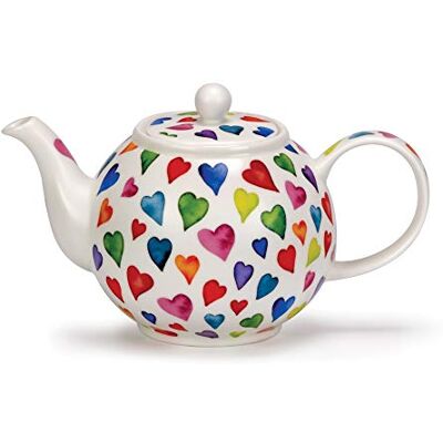 Dunoon WARM HEARTS Théière en Porcelaine / Fine Bone China Teapot 0,75 Lt - Publicité Dunoon WARM HEARTS Théière en Porcelaine / Fine Bone China Teapot 0,75 Lt - Publicité
