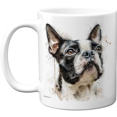 Stuff4 Mug Boston Terrier Cadeau fantaisie pour ami ou famille de la part d'un ami parent, propriétaire de chien, cadeau d'anniversaire amusant, 325 ml Passe au lave-vaisselle - Publicité Stuff4 Mug Boston Terrier Cadeau fantaisie pour ami ou famille de la part d'un ami parent, propriétaire de chien, cadeau d'anniversaire amusant, 325 ml Passe au lave-vaisselle - Publicité
