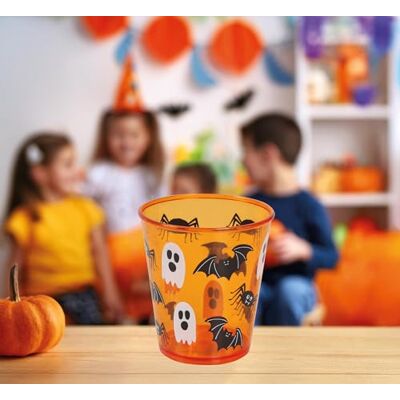 FIESTAS GUIRCA Gobelet Halloween Réutilisable (10 cm) Décoration de Table pour Fêtes d'Halloween Idéal pour Célébrations et Événements Plastique Orange - Publicité FIESTAS GUIRCA Gobelet Halloween Réutilisable (10 cm) Décoration de Table pour Fêtes d'Halloween Idéal pour Célébrations et Événements Plastique Orange - Publicité