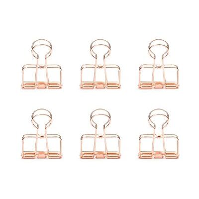 Kikkerland OR73-CO Clips Fil de Fer, Marron, Set de 6 pièces - Publicité Kikkerland OR73-CO Clips Fil de Fer, Marron, Set de 6 pièces - Publicité