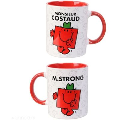 Linnea Mug en céramique 30 cl Collection Madame Monsieur Mr Costaud - Publicité Linnea Mug en céramique 30 cl Collection Madame Monsieur Mr Costaud - Publicité
