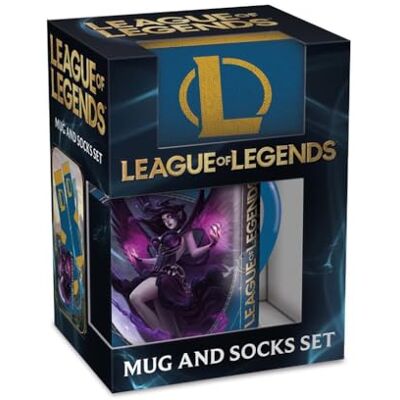 Pyramid League of Legends Mug et chaussette 325 ml – Marchandises de jeu pour joueurs, taille unique - Publicité Pyramid League of Legends Mug et chaussette 325 ml – Marchandises de jeu pour joueurs, taille unique - Publicité