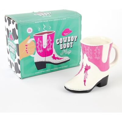 Mug en forme de botte de cowboy Gift Republic - Mug - Publicité Mug en forme de botte de cowboy Gift Republic - Mug - Publicité