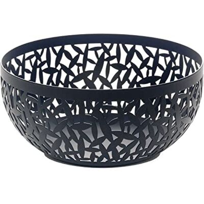 Alessi Cactus! MSA04/21 B Porte-fruits Ajouré en Acier 18/10 et Résine Époxy , Noir - Publicité Alessi Cactus! MSA04/21 B Porte-fruits Ajouré en Acier 18/10 et Résine Époxy , Noir - Publicité