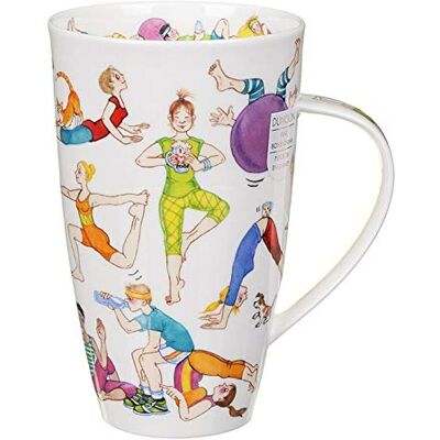 Dunoon Grand mug flexible Friends Yoga Work Out Funny Fine Bone China Henley - Publicité Dunoon Grand mug flexible Friends Yoga Work Out Funny Fine Bone China Henley - Publicité