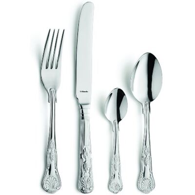 Amefa Monogram Kings Cutlery Set Stainless Steel 16 Piece - Publicité Amefa Monogram Kings Cutlery Set Stainless Steel 16 Piece - Publicité