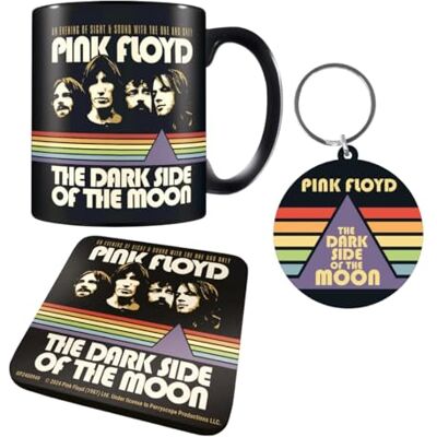 Pyramid Pink Floyd Coffret cadeau (tasse, dessous de verre et porte-clés) – Produit officiel, tasse en céramique de qualité supérieure, dessous de verre et porte-clés, fans et - Publicité Pyramid Pink Floyd Coffret cadeau (tasse, dessous de verre et porte-clés) – Produit officiel, tasse en céramique de qualité supérieure, dessous de verre et porte-clés, fans et - Publicité