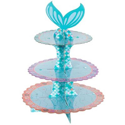 amscan MERMAID TALES CAKE STAND - Publicité amscan MERMAID TALES CAKE STAND - Publicité