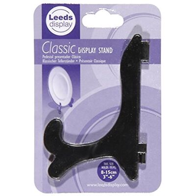 Leeds Display : CS04BL : Support classique : noir : petit format 11 cm : assiette, support photo - Publicité Leeds Display : CS04BL : Support classique : noir : petit format 11 cm : assiette, support photo - Publicité