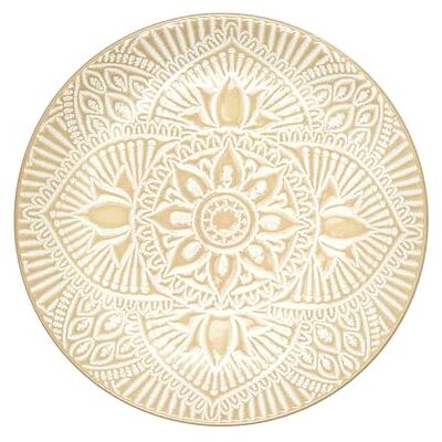 HOME DECO FACTORY KA0455, Assiette élégante en céramique Beige, Conçue pour Tous Les Repas, résistante et Facile à Entretenir, Conçue pour Servir Plats et Desserts, D27 cm, Beige - Publicité HOME DECO FACTORY KA0455, Assiette élégante en céramique Beige, Conçue pour Tous Les Repas, résistante et Facile à Entretenir, Conçue pour Servir Plats et Desserts, D27 cm, Beige - Publicité