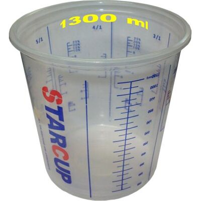 LudwigLacke Ludwig Lacke Lot de 10 gobelets mélangeurs 1300 ml - Publicité LudwigLacke Ludwig Lacke Lot de 10 gobelets mélangeurs 1300 ml - Publicité