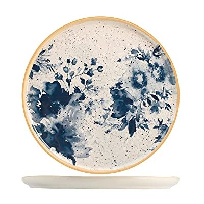 H&H 3241301 Assiette Plate Indigo, Stoneware, 27 cm, Indigo - Publicité H&H 3241301 Assiette Plate Indigo, Stoneware, 27 cm, Indigo - Publicité
