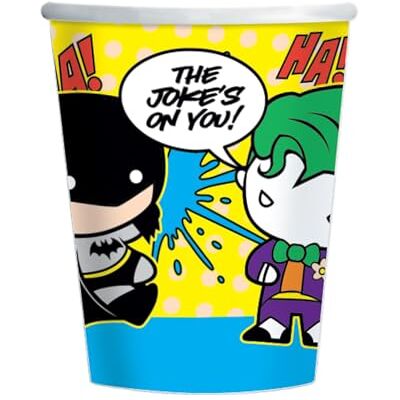 amscan Batman & Joker cups 250ml - Publicité amscan Batman & Joker cups 250ml - Publicité