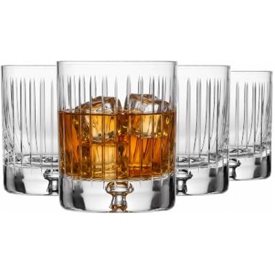 Krosno – Verres à Whisky, Bourbon et Scotch 250 ml, Lot de 4 – Collection Saga – Verre en Cristal, Taillés – Faits à la Main – Idéal comme Cadeau, Petit, Multicolore Cut 2 - Publicité Krosno – Verres à Whisky, Bourbon et Scotch 250 ml, Lot de 4 – Collection Saga – Verre en Cristal, Taillés – Faits à la Main – Idéal comme Cadeau, Petit, Multicolore Cut 2 - Publicité