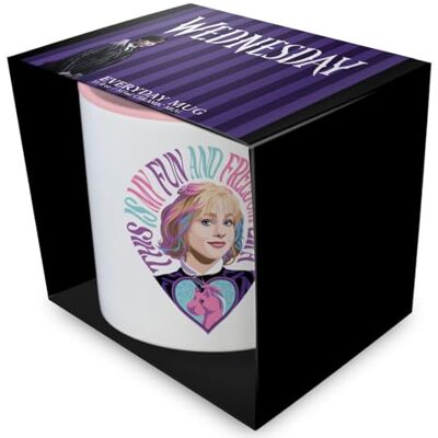 Pyramid Mug intérieur coloré Mercredi Saison 2 (Enid Fun) 315 ml – Tasse à café colorée - Publicité Pyramid Mug intérieur coloré Mercredi Saison 2 (Enid Fun) 315 ml – Tasse à café colorée - Publicité