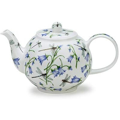 Dunoon Théière Dovedale Harebell Campanule Wessex 1,2 l en porcelaine fine - Publicité Dunoon Théière Dovedale Harebell Campanule Wessex 1,2 l en porcelaine fine - Publicité