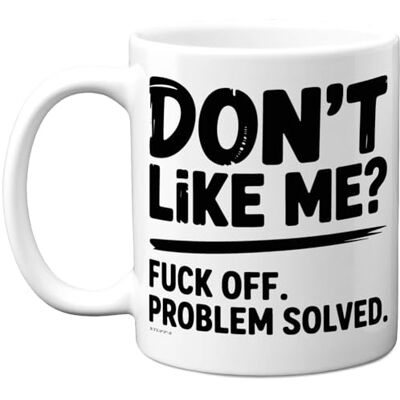 Stuff4 Mug en céramique avec inscription « Don?t Like Me » Cadeau fantaisie pour amis, collègues, amis Cadeau d'anniversaire amusant 325 ml Passe au lave-vaisselle - Publicité Stuff4 Mug en céramique avec inscription « Don?t Like Me » Cadeau fantaisie pour amis, collègues, amis Cadeau d'anniversaire amusant 325 ml Passe au lave-vaisselle - Publicité