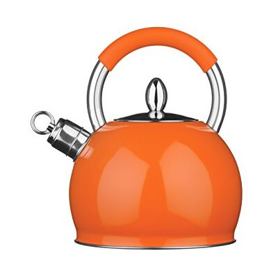 Premier Housewares 0505125 Bouilloire Sifflant Acier Inoxydable Orange 3 L - Publicité Premier Housewares 0505125 Bouilloire Sifflant Acier Inoxydable Orange 3 L - Publicité