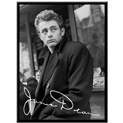ART -bilderpalette Verres à l'effigie de James Dean et-Look-aimants 8 x 6 cm - Publicité ART -bilderpalette Verres à l'effigie de James Dean et-Look-aimants 8 x 6 cm - Publicité