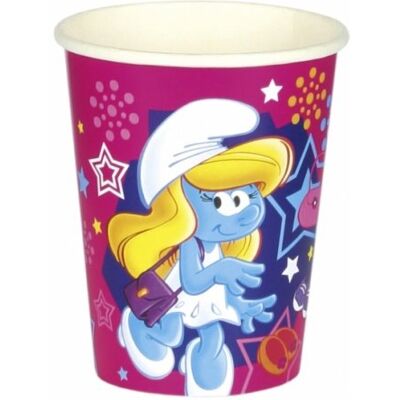 amscan 552499-8 Gobelets Schtroumpfette 266 ML - Publicité amscan 552499-8 Gobelets Schtroumpfette 266 ML - Publicité