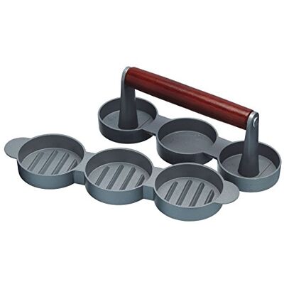 KitchenCraft Home Made Mini Non Stick Burger Press, Aluminium, 24.5 x 7 x 8.5 cm - Publicité KitchenCraft Home Made Mini Non Stick Burger Press, Aluminium, 24.5 x 7 x 8.5 cm - Publicité