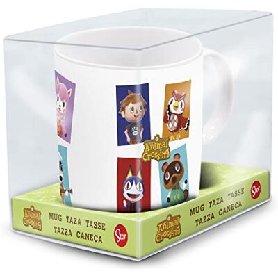 Stor Mug en Céramique Animal crossing friends Breakfast Mug Offset - Publicité Stor Mug en Céramique Animal crossing friends Breakfast Mug Offset - Publicité