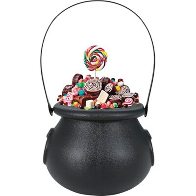 FIESTAS GUIRCA Chaudron de Sorcière pour Trick or Treat (11 cm) Accessoire d'Halloween pour Fêtes et Célébrations Idéal pour Enfants et Adultes Panier de Sorcière pour Bonbons et Friandises - Publicité FIESTAS GUIRCA Chaudron de Sorcière pour Trick or Treat (11 cm) Accessoire d'Halloween pour Fêtes et Célébrations Idéal pour Enfants et Adultes Panier de Sorcière pour Bonbons et Friandises - Publicité