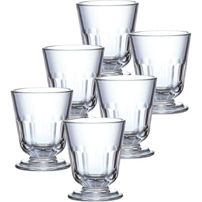 La Rochère Côté Table 18839 Perigord Gobelet Verre Argent 23 cl 8,5 x 8,5 x 10 cm (lot de 6) - Publicité La Rochère Côté Table 18839 Perigord Gobelet Verre Argent 23 cl 8,5 x 8,5 x 10 cm (lot de 6) - Publicité
