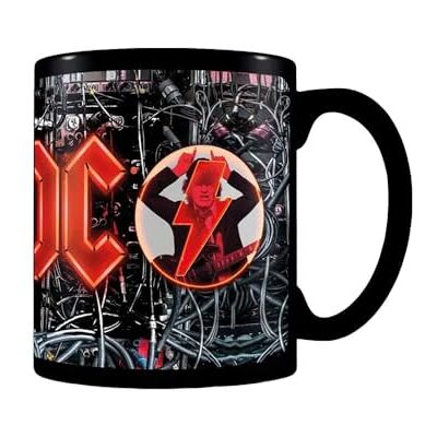 Pyramid Tasse AC/DC à changement de chaleur – Tasse officielle AC/DC en céramique avec motif activé par la chaleur, logo emblématique du groupe révélé avec chaleur, parfait pour les fans, idéal pour les - Publicité Pyramid Tasse AC/DC à changement de chaleur – Tasse officielle AC/DC en céramique avec motif activé par la chaleur, logo emblématique du groupe révélé avec chaleur, parfait pour les fans, idéal pour les - Publicité