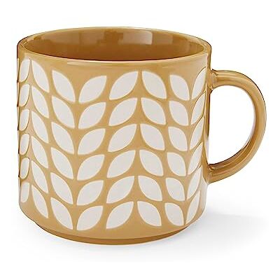 Cooksmart Tasse à café empilable de conception britannique Tasses à café en céramique pour la maison ou le travail Grandes tasses pour boissons chaudes Tasses à thé et à café – Bauhaus Geo - Publicité Cooksmart Tasse à café empilable de conception britannique Tasses à café en céramique pour la maison ou le travail Grandes tasses pour boissons chaudes Tasses à thé et à café – Bauhaus Geo - Publicité