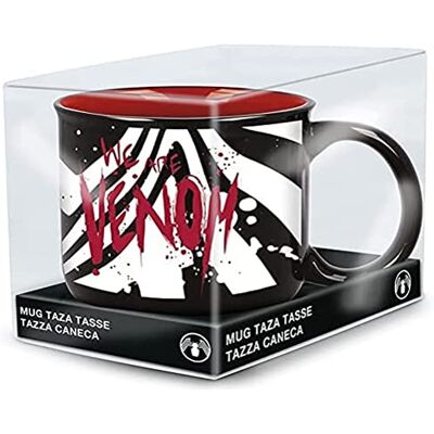 Stor Marvel Venom Mug tasse à café Céramique Noir et blanc - Publicité Stor Marvel Venom Mug tasse à café Céramique Noir et blanc - Publicité