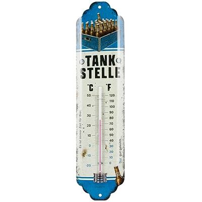 ART Thermomètre rétro 7 x 28 cm Station essence bière Idée cadeau pour les fans de bière En métal Design vintage - Publicité ART Thermomètre rétro 7 x 28 cm Station essence bière Idée cadeau pour les fans de bière En métal Design vintage - Publicité