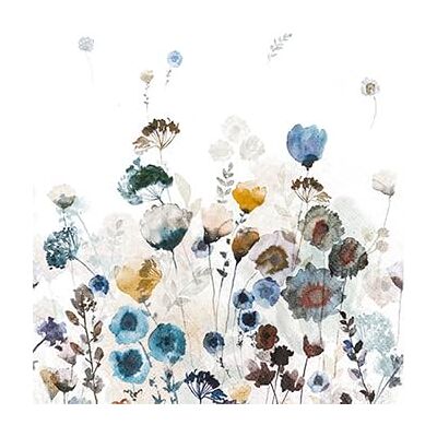 Servietten Blumen Lot de 20 Serviettes de Table en Papier, Motif Fleurs Sombres 33 x 33 cm - Publicité Servietten Blumen Lot de 20 Serviettes de Table en Papier, Motif Fleurs Sombres 33 x 33 cm - Publicité