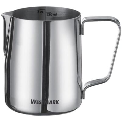 Westmark Pot à lait Brasilia 220 ml – Idéal pour la crème à café, le lait, le miel et autres additifs de café et de thé, accessoires Barista – Acier inoxydable - Publicité Westmark Pot à lait Brasilia 220 ml – Idéal pour la crème à café, le lait, le miel et autres additifs de café et de thé, accessoires Barista – Acier inoxydable - Publicité