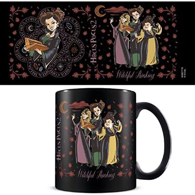 Pyramid Disney Hocus Pocus 2 Tasse à café en céramique avec inscription « Witchful Thinking » 325 ml - Publicité Pyramid Disney Hocus Pocus 2 Tasse à café en céramique avec inscription « Witchful Thinking » 325 ml - Publicité