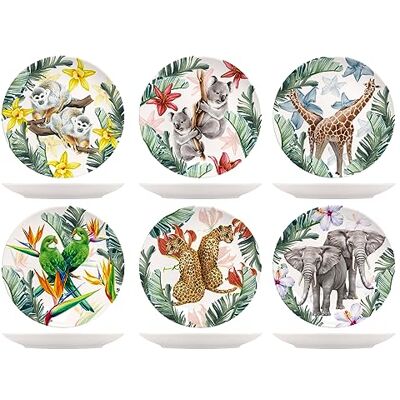 H-H - 0129501 - Porcelaine ivoire - 6 pièces - Dinnerware Set - Publicité H-H - 0129501 - Porcelaine ivoire - 6 pièces - Dinnerware Set - Publicité