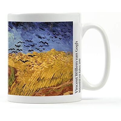1art1 Vincent Van Gogh Champs De Blé Aux Corbeaux, 1890 Tasse À Café Mug 9x8 cm - Publicité 1art1 Vincent Van Gogh Champs De Blé Aux Corbeaux, 1890 Tasse À Café Mug 9x8 cm - Publicité