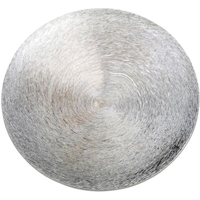 MaMeMi Assiette à bougie en aluminium argenté Ø 14 cm – Dessous de bougie rond en métal brossé, moderne et sobre – Idéal pour couronne de l'Avent, bougeoirs et bijoux d'autel - Publicité MaMeMi Assiette à bougie en aluminium argenté Ø 14 cm – Dessous de bougie rond en métal brossé, moderne et sobre – Idéal pour couronne de l'Avent, bougeoirs et bijoux d'autel - Publicité