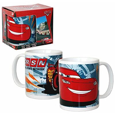 Disney Stor 70436 Cars Racing Sports Network Tasse en céramique - Publicité Disney Stor 70436 Cars Racing Sports Network Tasse en céramique - Publicité
