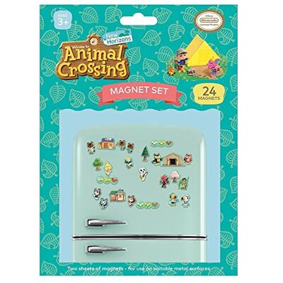 Pyramid Animal Crossing New Horizons Lot de 24 aimants pour réfrigérateur (Motif été) – Produit Officiel - Publicité Pyramid Animal Crossing New Horizons Lot de 24 aimants pour réfrigérateur (Motif été) – Produit Officiel - Publicité