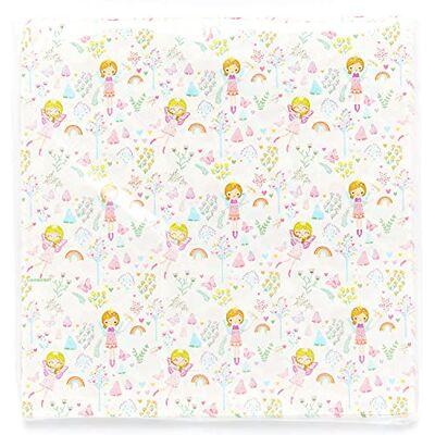 amscan 9909076 – Lot de 16 serviettes de table pour fête d'anniversaire d'enfants Motif fée princesse - Publicité amscan 9909076 – Lot de 16 serviettes de table pour fête d'anniversaire d'enfants Motif fée princesse - Publicité