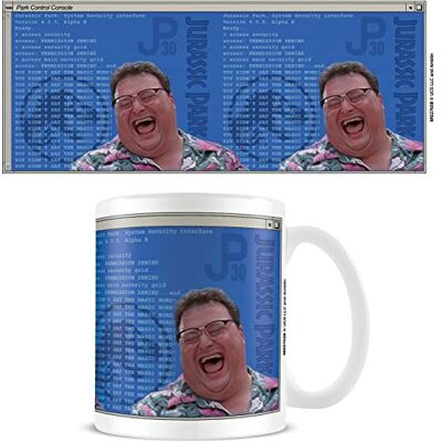 Pyramid - Jurass Park Mug - Dennis Nedry - Mug - Publicité Pyramid - Jurass Park Mug - Dennis Nedry - Mug - Publicité