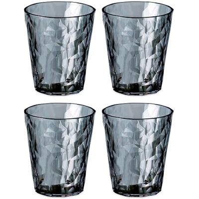 Koziol Superglas Club No.1 Lot de 4 Verres à Eau en Plastique Transparent de Luxe, incassables, réutilisables, pour fête, Camping, 250 ML (Gris Transparent) - Publicité Koziol Superglas Club No.1 Lot de 4 Verres à Eau en Plastique Transparent de Luxe, incassables, réutilisables, pour fête, Camping, 250 ML (Gris Transparent) - Publicité