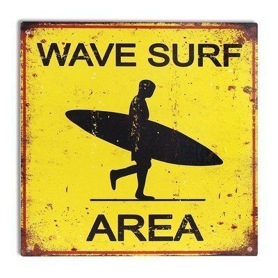 ROCKING GIFTS Assiette murale décorative, accrocher, 30x30 cm, zone de surf, métal, couleur jaune, décoration de maison de cuisine, jardin, maison, pub, bureau. Retro Art Painting en aluminium. Grande sélection - Publicité ROCKING GIFTS Assiette murale décorative, accrocher, 30x30 cm, zone de surf, métal, couleur jaune, décoration de maison de cuisine, jardin, maison, pub, bureau. Retro Art Painting en aluminium. Grande sélection - Publicité