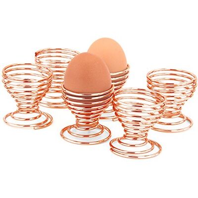apollo THE HOUSEWARES BRAND Apollo en cuivre Coquetiers Set6 Wbx, Lot de 6 - Publicité apollo THE HOUSEWARES BRAND Apollo en cuivre Coquetiers Set6 Wbx, Lot de 6 - Publicité
