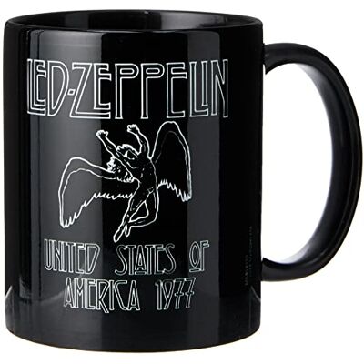 Pyramid MGB26399 Led Zeppelin (Icarus) Tasse à café noire, en céramique, 325 ml - Publicité Pyramid MGB26399 Led Zeppelin (Icarus) Tasse à café noire, en céramique, 325 ml - Publicité