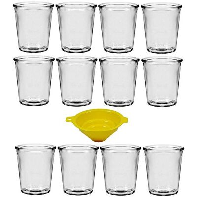 mikken Viva Haushaltswaren Lot de 12 Verres à Petit Verres à Dessert 65 ML pour à Desserts et Amuse-Bouche – Entonnoir - Publicité mikken Viva Haushaltswaren Lot de 12 Verres à Petit Verres à Dessert 65 ML pour à Desserts et Amuse-Bouche – Entonnoir - Publicité