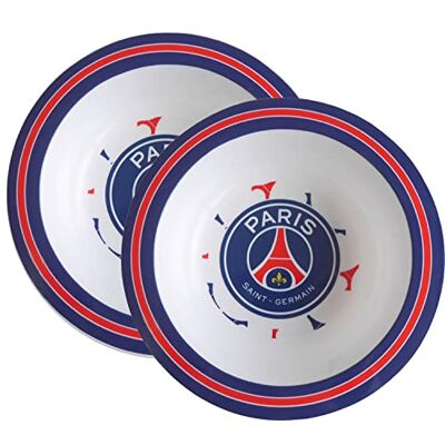 Paris Saint-Germain 2 x Bol PSG Micro ondable Collection Officielle 16 cm - Publicité Paris Saint-Germain 2 x Bol PSG Micro ondable Collection Officielle 16 cm - Publicité