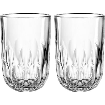 LEONARDO HOME Gocce 055189 Lot de 6 verres à latte macchiato 390 ml Passe au lave-vaisselle Structure goutte Café glacé Transparent Design transparent - Publicité LEONARDO HOME Gocce 055189 Lot de 6 verres à latte macchiato 390 ml Passe au lave-vaisselle Structure goutte Café glacé Transparent Design transparent - Publicité